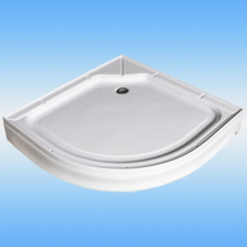Душевой поддон WEMOR 120/15 C акриловый, полукруглый 1200х1200х150