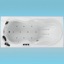 Ванна акриловая AQUATIKA АТЛАНТИС РЕФЛЕКСА 1800х900x620 с каркасом