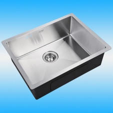 Мойка кухонная, врезная ZorG INOX R 5844, 1 чаша 580x440, сталь