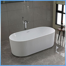 Ванна акриловая VINCEA VBT-426-1700 овальная 1700x800x580