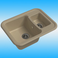Мойка из кварца EWIGSTEIN Antik 60K 640x510x200, топаз