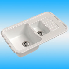 Мойка из кварца EWIGSTEIN Antik 60KF 860x510x200, иней