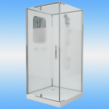 Душевая кабина GROSSMAN GR-171QL поддон низкий, квадрат, без крыши, левая 900x900x2050