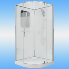 Душевая кабина GROSSMAN GR-170 поддон низкий, полукруг, без крыши 1000x1000x2050