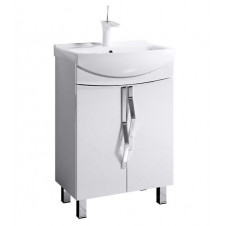 Тумба напольная ALAVANN DELVETO 60/3 белый кальцит (Cersanit Cersania 60) 600х880х350