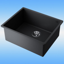 Кухонная мойка подстольная OMOIKIRI BOSEN 54-U BL гранит 540х440х200 черный