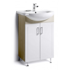 Тумба напольная ALAVANN VITTORIA 50 распашная, ясень (Сантек Канны 50) 500х860х445