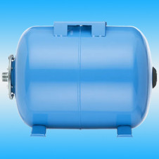 Гидроаккумулятор UNIPUMP 50 л, синий, горизонтальный