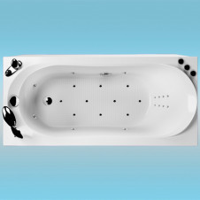 Ванна акриловая AQUATIKA ЮНИОР РЕФЛЕКСА 1500х700мм правая, с каркасом