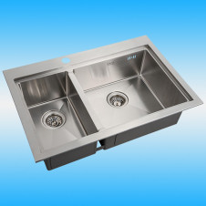 Мойка ZorG MASTER FINESS ZM R-5278-R 780x520 правая 2 чаши
