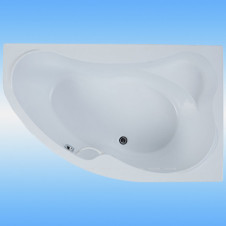 Ванна акриловая AQUANET Capri 1700х1100х748 правая, + каркас, без экрана