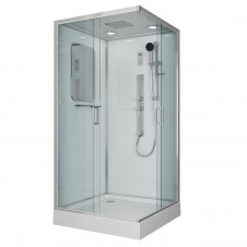 Душевая кабина NIAGARA PREMIUM NG-6002-01GQ низкий поддон, прозрачные стекла 1000x1000x2100