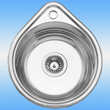 Мойка врезная LEDEME глянцевая L94539 с сифоном 450х390х180-0.8