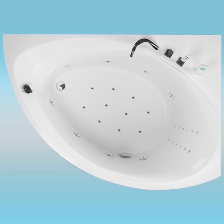 Ванна акриловая AQUATIKA АЛЬТЕРНАТИВА 1700х1200x690 правая, с каркасом, без гидромассажа
