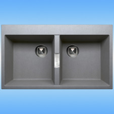 Кухонная мойка из кварца TOLERO LOFT TL-862 860x500x200, серый