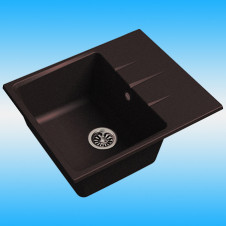 Мойка из кварца EWIGSTEIN Gerd 40F 580x550x200, шоколад