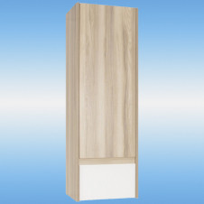 Пенал подвесной STYLE LINE МОНАКО 36 правый, 1 дверь, 1 ящик, белый/ориноко 360x1100x300