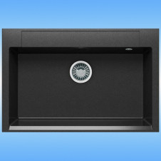 Мойка кухонная POLYGRAN ARGO-760 врезная 510х760х216 черный