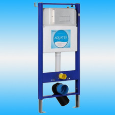 Инсталляционная система AQUATEK STANDART 50см 1,13 м, кнопка KDI-20 черный матовый