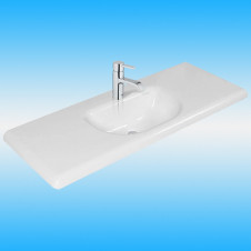 Умывальник мебельный ЭСТЕТ ОЛИВИЯ 1200 белый 1200x450x30