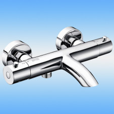 Смеситель для ванны WasserKraft Berkel 4811 однорычажный, термостатический, литой излив, хром