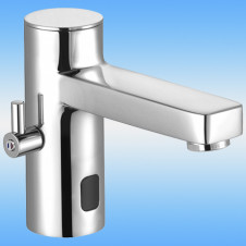 Смеситель для раковины KLUDI ZENTA 3810005 однорычажный, сенсорный, литой излив, хром