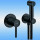 Смеситель гигиенический KLUDI BOZZ BLACK 389983976 встраиваемый, однорычажный, черный
