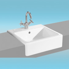 Раковина полувстраиваемая сверху VITRA NUOVELLA 55 белый 550x500x180