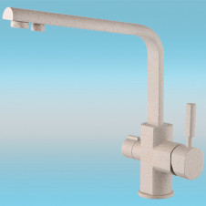 Смеситель для кухни KAISER Decor 40144-8 боковой под фильтр,песочный