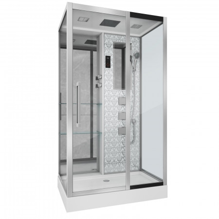 Душевая кабина NIAGARA LUX NG-7713WR правая, низкий поддон, прозрачные стекла 1200х820х2150