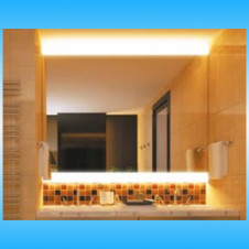 Зеркало с подсветкой GLASSIKO LENTO 900x700 без выключателя, матированное