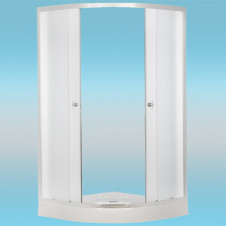 Душевой уголок ERLIT ER0509-C3 поддон низкий 900x900x1940 без крыши, матовое стекло