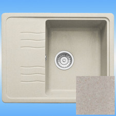 Кухонная мойка из кварца FOSTO GRAN FG 61-48 песочный 602х486х193