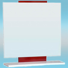 Зеркало СТК КВАДРО 70 700х700х156 вишня