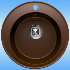 Кухонная мойка из кварца TOLERO CLASSIC R-108 510x380x190, коричневый