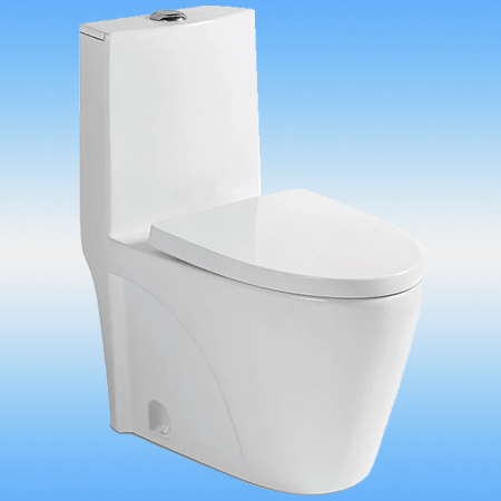Унитаз-компакт безободковый SANTIOPT SL-5012 моноблок, 680х400х785,  слив 3/6, сиденье микролифт