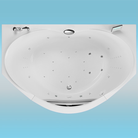 Ванна акриловая AQUATIKA АКВАРАМА БАЗИК 2000х1300x620 с каркасом