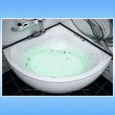 Ванна акриловая AQUANET Malta New 1500х1500х745 + каркас, без экрана