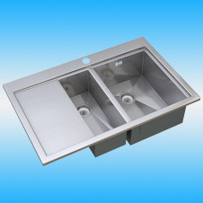 Мойка ZorG MASTER LUMEN ZM X-7852-2-R 1.5 чаш+ крыло правое 780x520