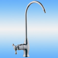 Смеситель для кухни, моно FRAP F1052-8 на одну воду, высокий тонкий излив, хром