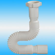 Гибкая канализационная труба ОРИО 1012 с гайкой ø 1 1/2х40/40 (max L 650)