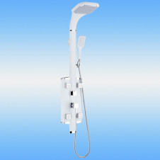 Душевая панель GLLON SL086W с гидромассажем, 1080 мм, белый