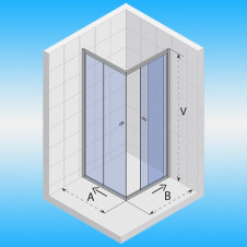 Душевое ограждение RIHO HAMARCT 800x800