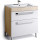 Тумба напольная ALAVANN PRAGA 75 белый кальцит (Sanovit Atria 75) 752х850х455