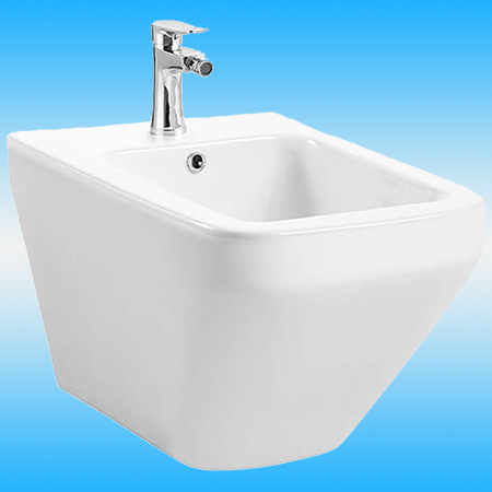 Биде подвесное AQUATEK ЛИРА AQ1055-00 без крышки 490х365x320 белый
