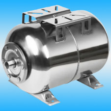 Гидроаккумулятор UNIPUMP 50 л (нерж.) горизонтальный