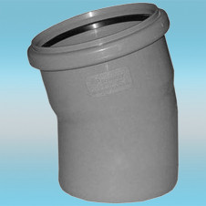 Отвод канализационный ø 110x15