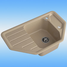 Кухонная мойка подстольная OMOIKIRI BOSEN 38-U PL гранит 380х440х200 платина