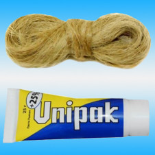 Комплект уплотнительный UNIPAK №1 для резьбовых соединенй (Паста 25гр+Лен 14гр)