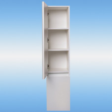 Пенал подвесной STYLE LINE ДАЛЛАС 30 Plus правый, 1 дверь, корзина, белый 300x1750x300